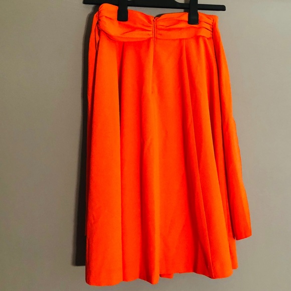 Ann Taylor Orange Skirt - Picture 2 of 4